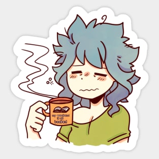 Tired Levy Sticker